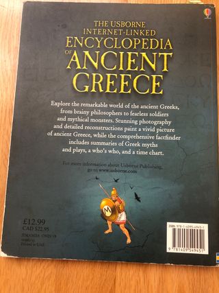 Pack 2 libros usborne romans y ancient greece