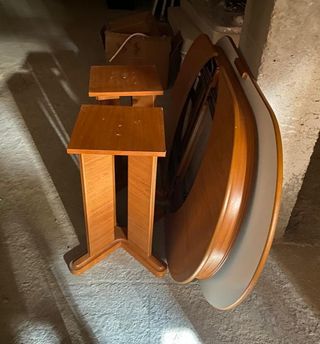 (2) Comoda de madera con cajones