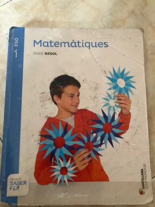 Libro texto Matematicas 1 ESO editorial Santillana