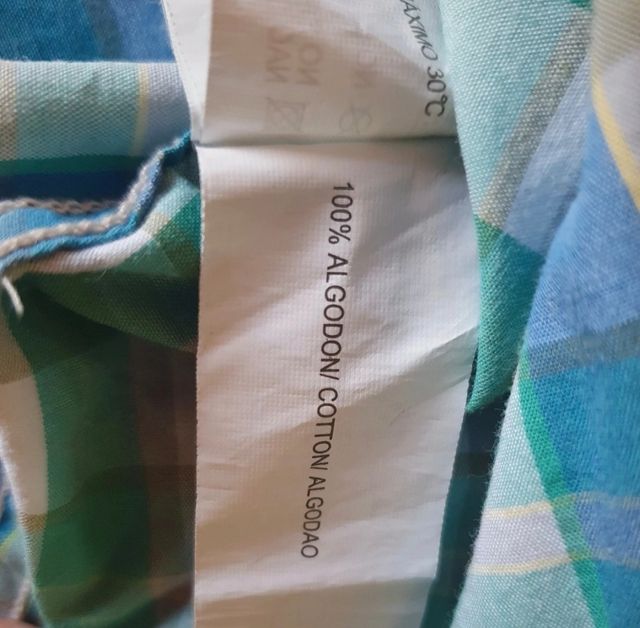 Camisa cuadros hombre Green Coast