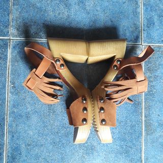 Sandalias de tacón cuadrado Porronet