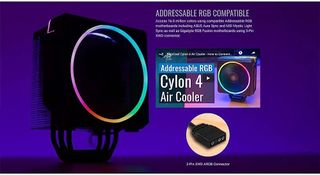 NUEVO!! DISIPADOR CPU AEROCOOL CYLON 4 INTEL Y AMD