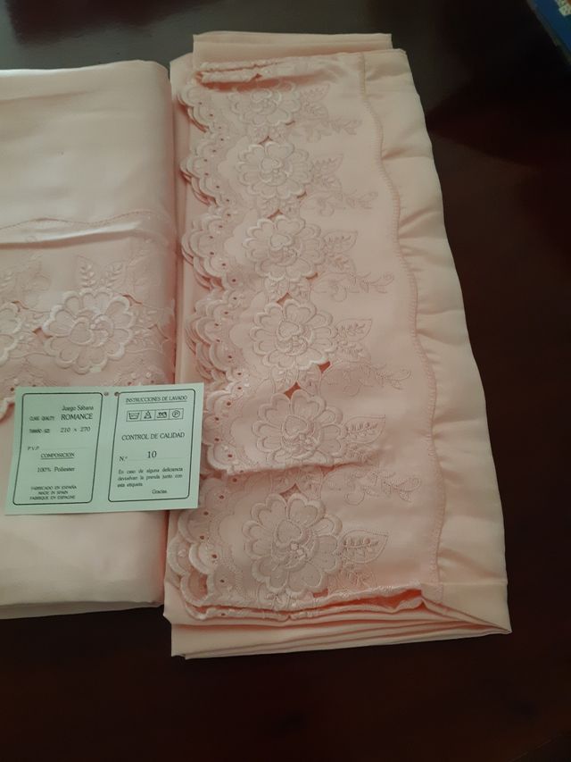 Juego de sábana de saten