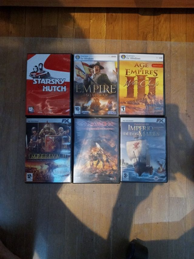 Videojuegos PC antiguos en dvd