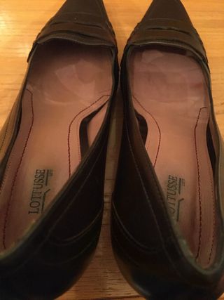 LOTTUSSE - zapatos mocasines tacon 39