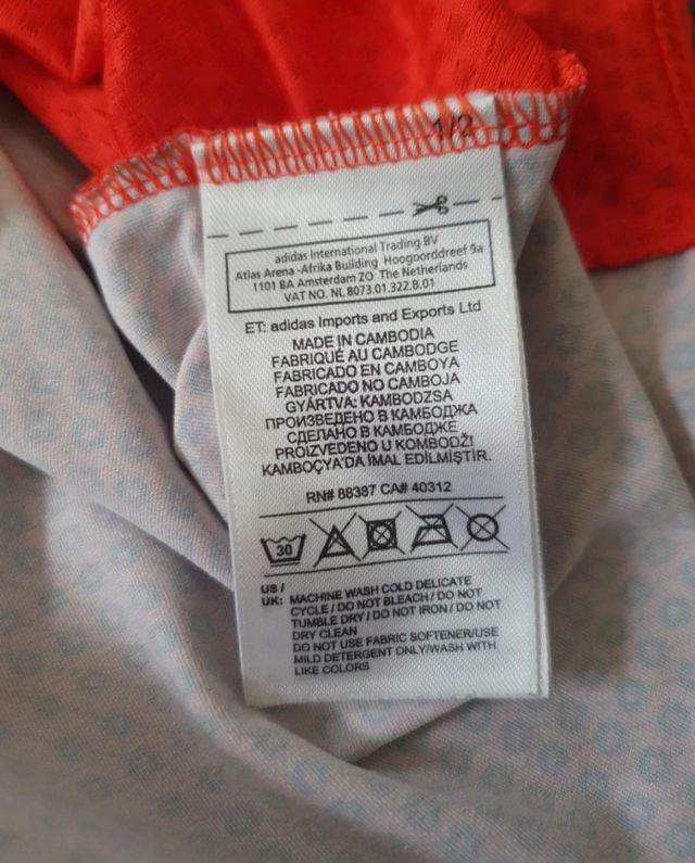 Camiseta técnica adidas climacool talla S hombre