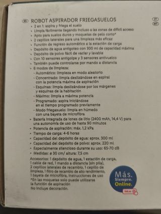 ROBOT ASPIRADOR FRIEGASUELOS LIDL