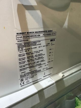 Accesorios congelador Bosch