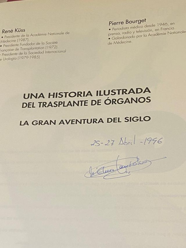 Libro Una historia ilustrada del trasplante de