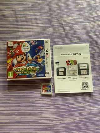 MARIO & SONIC RÍO 2016 OLIMPYC GAMES NINTENDO DS