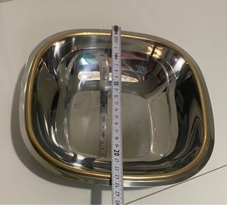 Frutero/panera de acero inoxidable