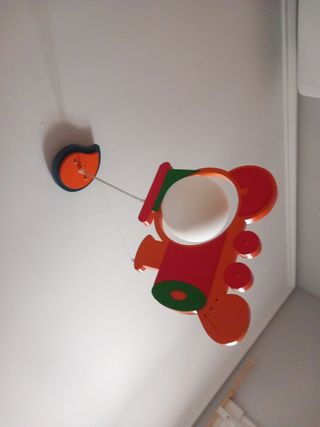 Lámpara infantil máquina del tren