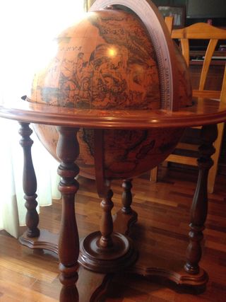 mueble bar bola del mundo