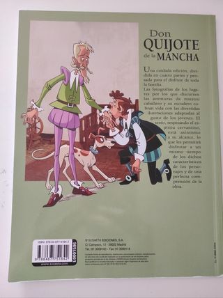 Don Quijote de la Mancha en 4 partes