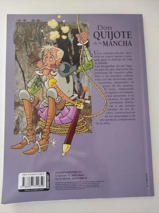 Don Quijote de la Mancha en 4 partes