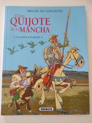 Don Quijote de la Mancha en 4 partes