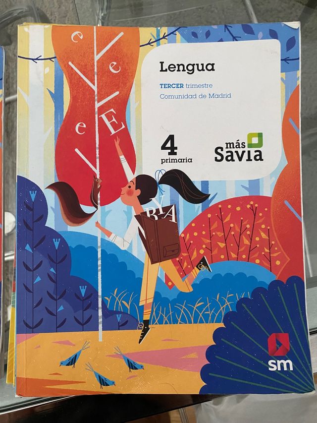 Libro de lengua de los tres trimestres 4 Primaria