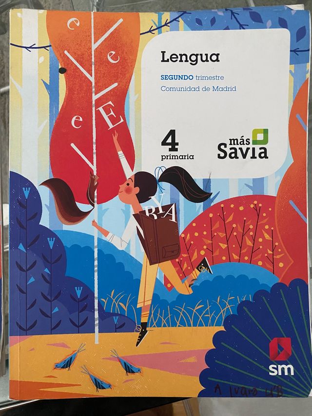 Libro de lengua de los tres trimestres 4 Primaria