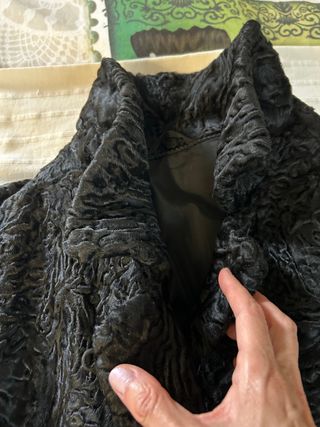 Abrigo de astracan. Pieza de colección.