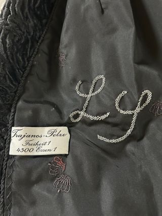 Abrigo de astracan. Pieza de colección.