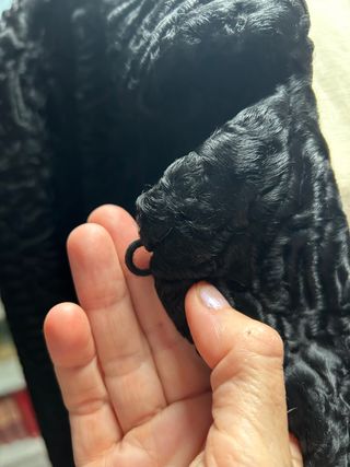 Abrigo de astracan. Pieza de colección.