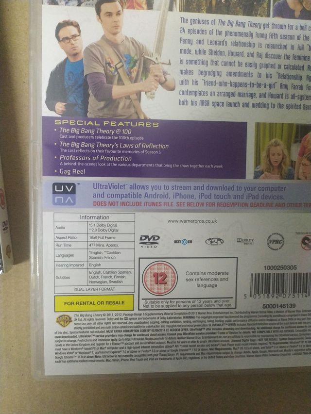 The Big Bang theory temporada 5