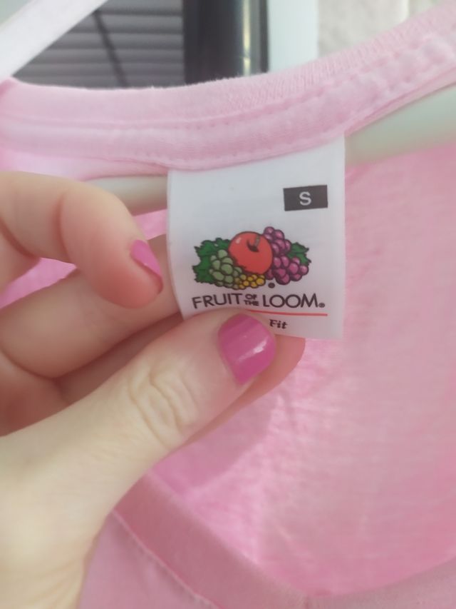 Camiseta fruit of the loom rosa