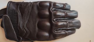 Guantes cuero moto