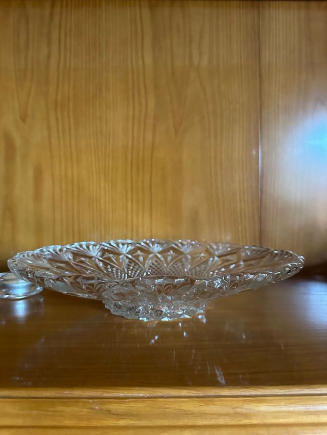 fuente cristal tallada