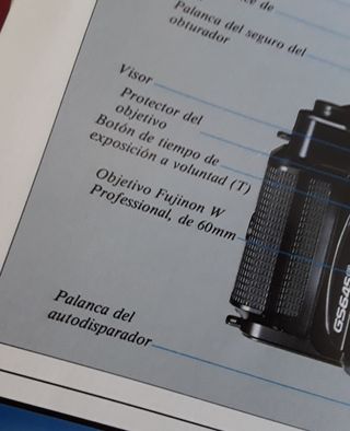 Cámara Fuji GS 645 S PROFESIONAL