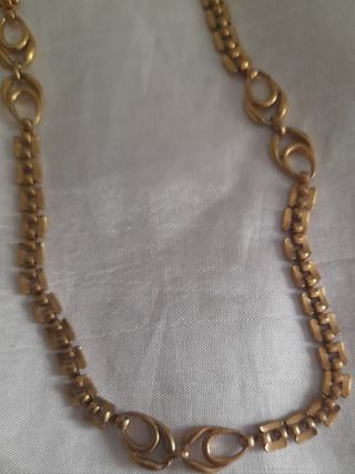 Collar vintage chapado en oro