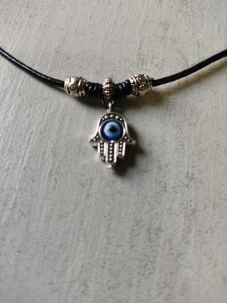 Colgante mano de Hamsa con ojo turco