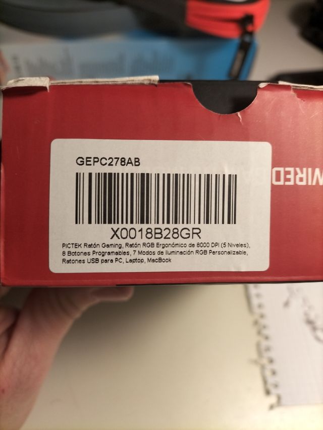 Ratón ordenador gaming