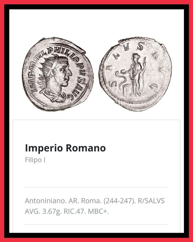 MONEDA IMPERIO ROMANO filipo I