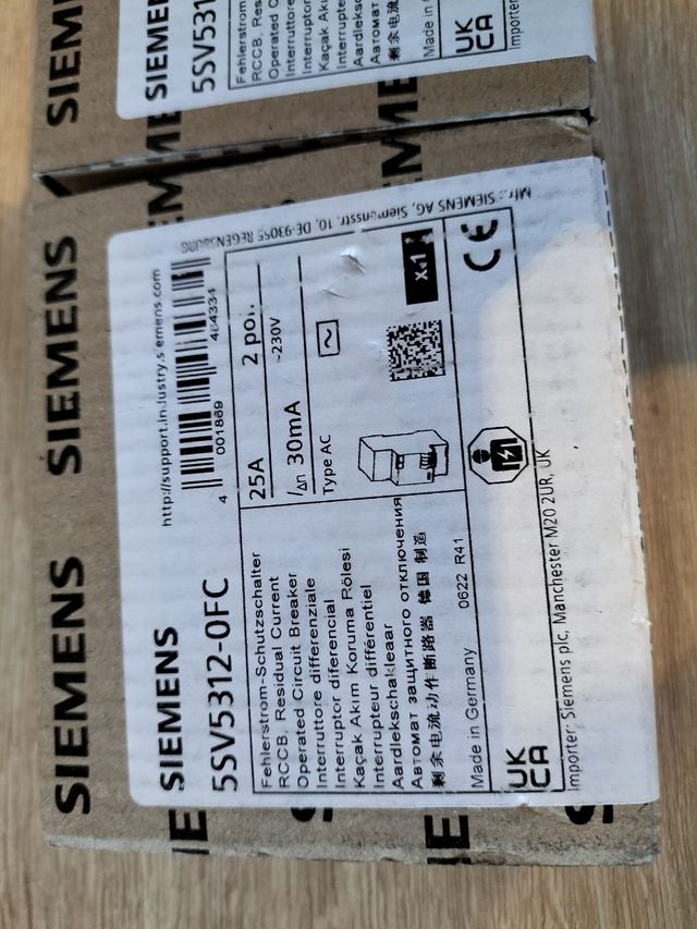 INTERRUPTOR DIFERENCIAL 25A 30mA 2 pol. 230V