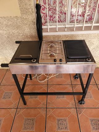 cocina + freidora + parrilla 