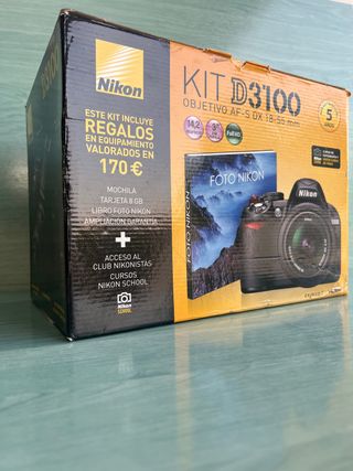 KIT Cámara NIKON D3100