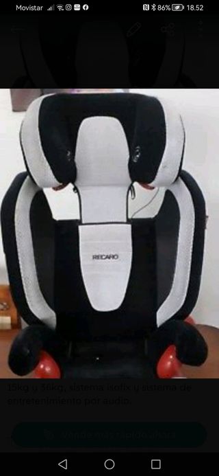 silla coche niños con regalo