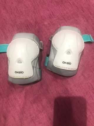 Set protectores Skate XS + casco