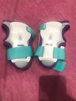 Set protectores Skate XS + casco