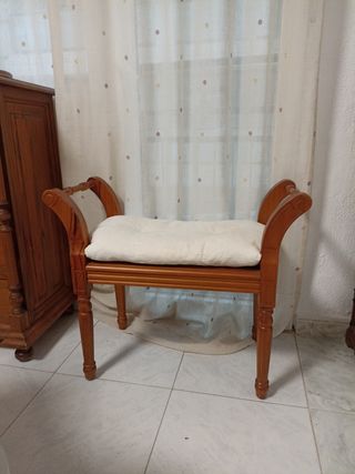 Banqueta de madera