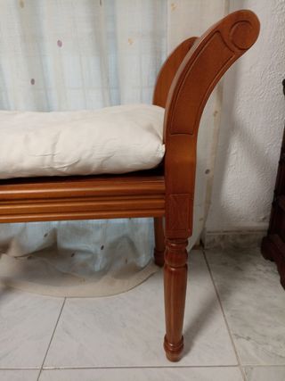 Banqueta de madera