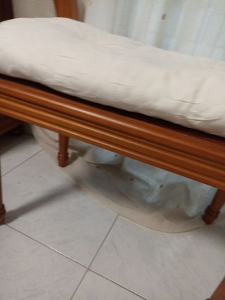 Banqueta de madera