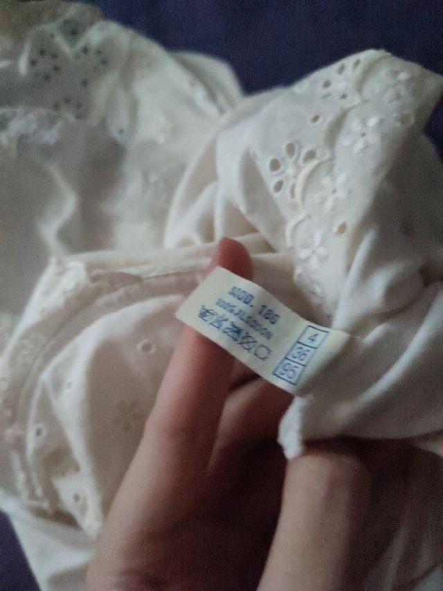 Body blanco encaje vintage SHEIN