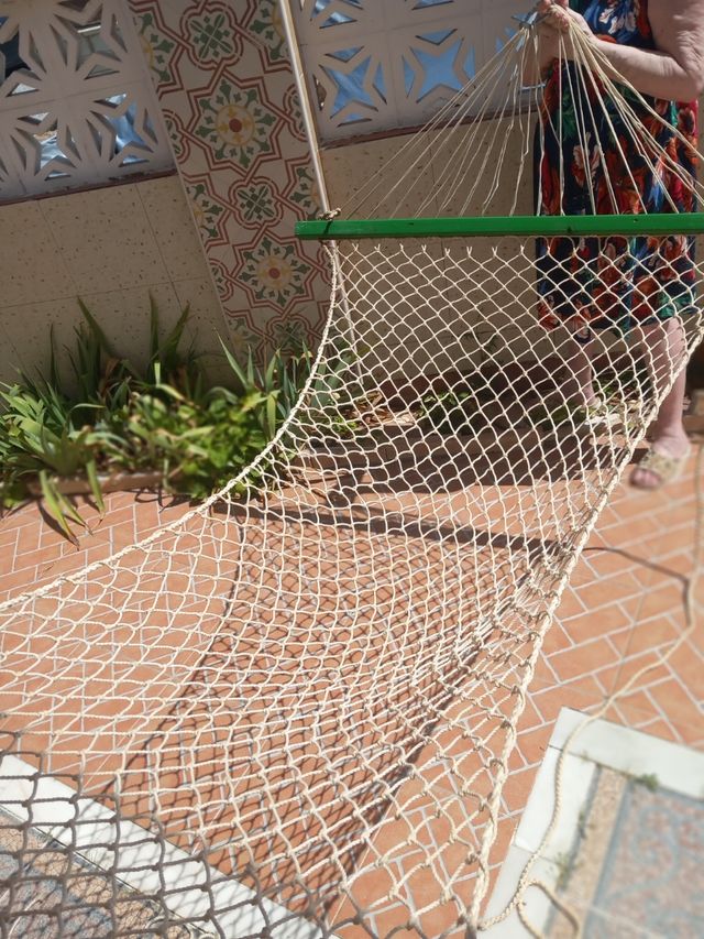 Hamaca tipo marinero hecha a mano. REBAJ0 20 €