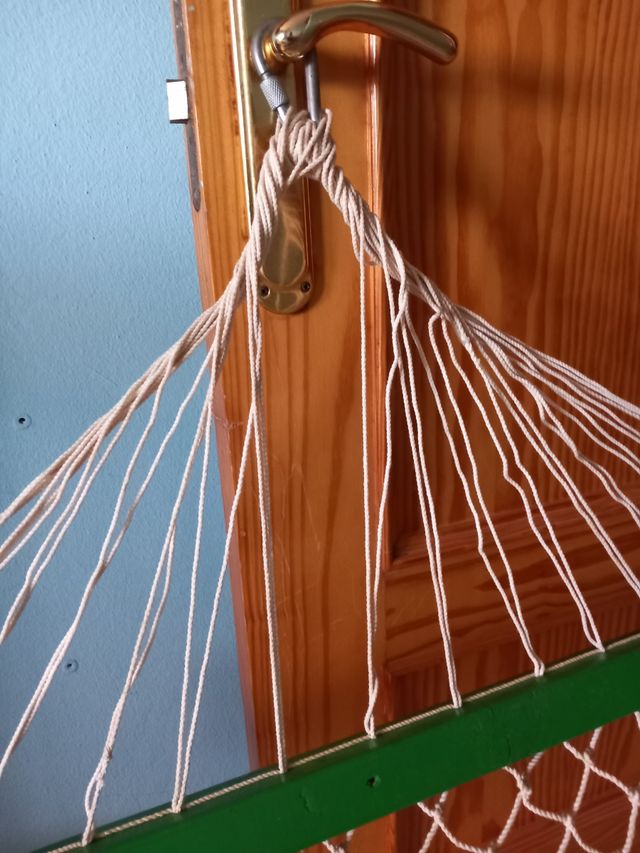 Hamaca tipo marinero hecha a mano. REBAJ0 20 €