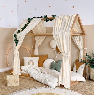 Set di tende da letto Montessori