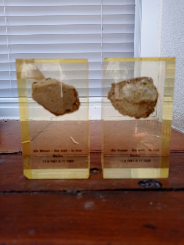 Trozos muro de. Berlín