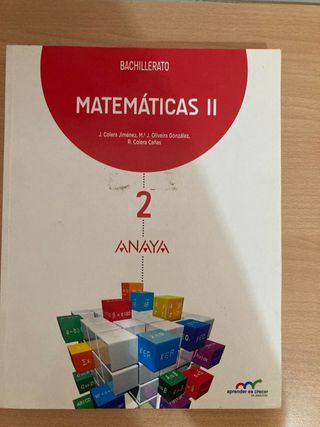 Libro Matematicas Bachillerato