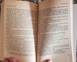 Libro novela Sandokan de Emilio Salgari